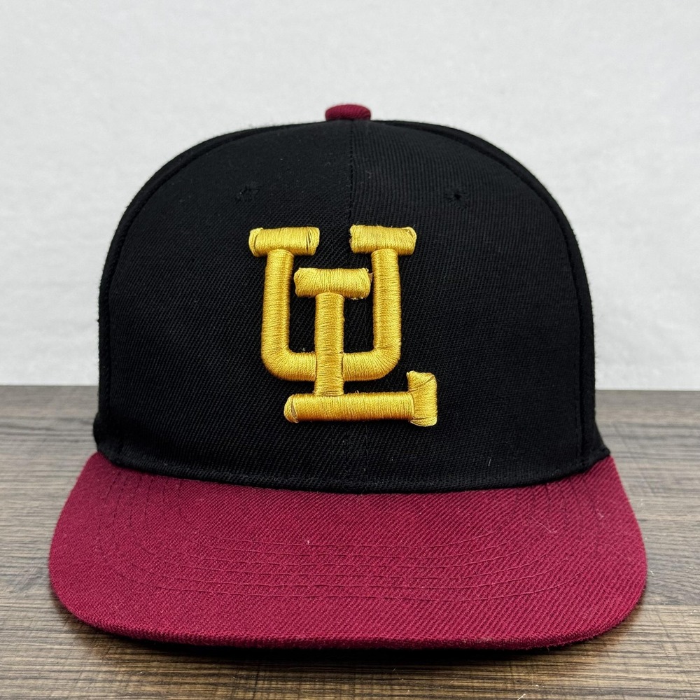 UL Hat Cap Snap Back‎ Black Burgundy Yellow Embroidered Baseball Mens Streetwear